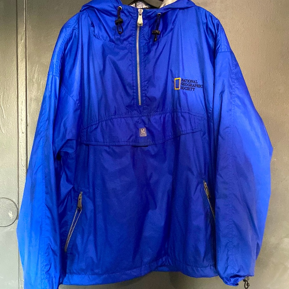 3/4 zip Nat Geo Windbreaker